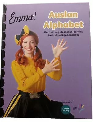 Auslan Alphabet Book Emma! The Wiggles Sign Language Deaf Society • $14.99
