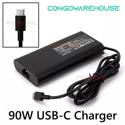 90W Dell USB-C Type-C Adapter Charger 4 XPS 12 9250 13 9350 9360 9365 9370 9380 • $58