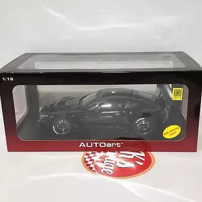 AUTOart 1/18 Aston Martin Vantage V12 GT3 Black Diecast NEW 81308 • $169