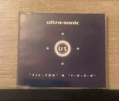 CD Single Ultra-Sonic ‎– Tic-Tok & 1-2-3-4  Central Station Records Club Scene • $19.99