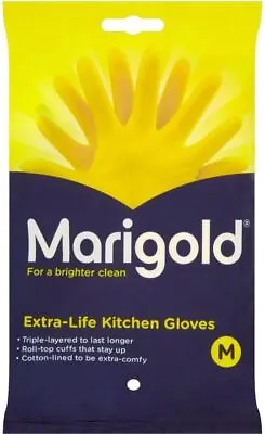 New Marigold Extra Life Kitchen Gloves All Sizes • £3.90