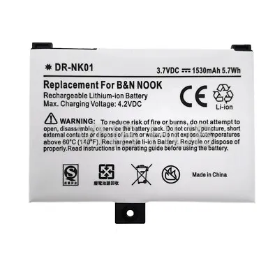1530mAh Battery Fits For Barnes & Noble NOOK 005/ BNRZ1000/ 1st Edition /Classic • $20.99