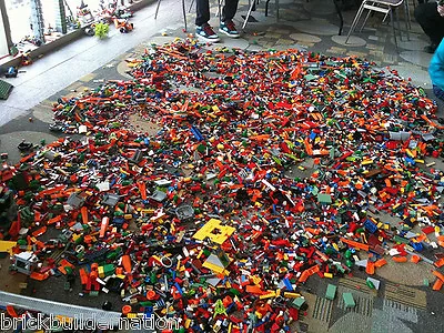 ☀️New 1 To 1000 POUNDS LB Of LEGO LEGOS PIECES FROM HUGE BULK LOT PARTS @ RANDOM • $56.40