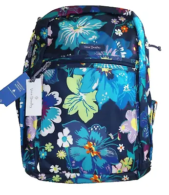 VERA BRADLEY Lighten Up Grand Backpack Book Bag - Firefly Garden - Exact One NWT • $99.95