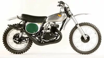 LICENSED HONDA VINTAGE 1974 CR250M Elsinore Tank Wing & Side Panel Decal KIT VMX • $28.95