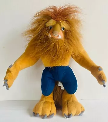 BEAUTY & THE BEAST Hairy Beast Disney Large Plush Soft Toy Doll 40cm 2001 • $34.94