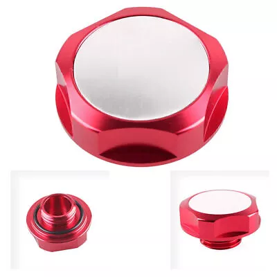 Red Nismo Billet Engine Oil Filler Cap Fuel Tank Cover For Nissan Models JDM • $25.45