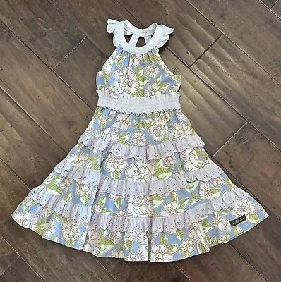 Matilda Jane Toddler Girl Dress Off To Wonderland Dream Chasers Size 2 Eyelet • $22.97