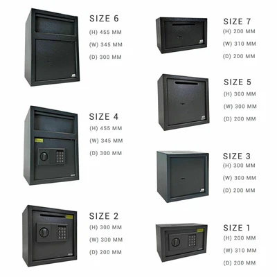 £29.99 • Buy Cash Safe Security Safe Key Lock High Safety Digital Steel Home Office Money Box
