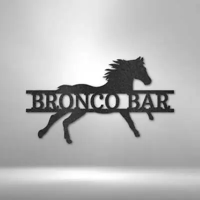 Personalized Horse Metal Sign | Horse Stall Sign For Barn - Indoor Outdoor • $36.95