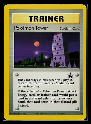 Pokemon Card - Pokemon Tower - WoTC Black Star Promo #42 • $6.99