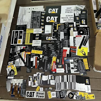 350 +/- Different CAT Decal Stickers - Heavy Equipment Shop Assembly Plant • $150