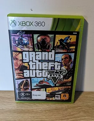 Grand Theft Auto V (Microsoft Xbox 360 2013) Tested & Working • $14