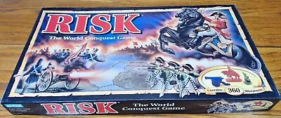 Vintage RISK Board Game 1993 The World Conquest Parker Brothers Complete 90s War • $34.99