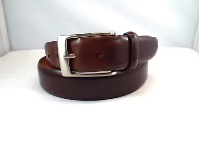 FC Martin Dingman Handmade Cordovan Leather 1 1/8  Dress Belt Sz 34 Made In USA • $11