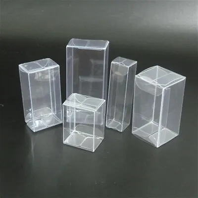 1-30Pcs PVC Model Display Box Storage Holder 1:64 Car Toy Show Case Cover Clear • £5.62