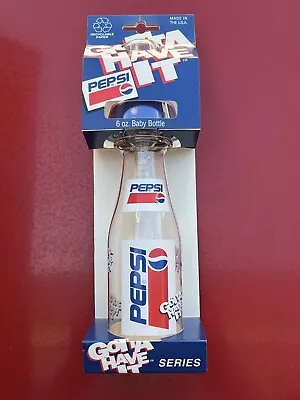 New!  Vintage Pepsi Baby Bottle 6 Oz Gotta Have It Series Munchkin Bottling 1992 • $19.99