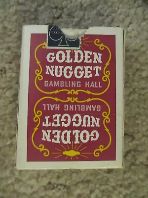 Golden Nugget Las Vegas Hotel & Casino & Gambling Hall Playing Cards  • $80