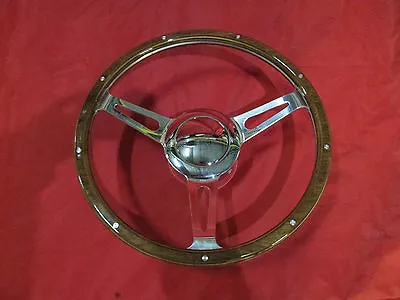 14  Billet Woody Rivet Custom Steering Wheel And Horn Button Street Hot Rod • $125