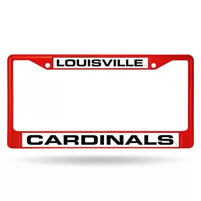 University Of Louisville Cardinals Red Metal Laser Cut License Plate Frame • $19.99