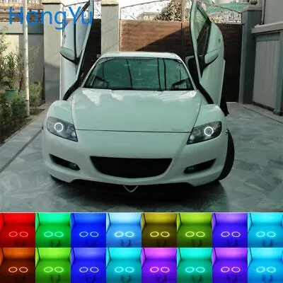 Multi-Color LED Angel Eyes Halo Rings Kit For Mazda RX8 Rx-8 SE3P 2004-2008 RGB • $30.99