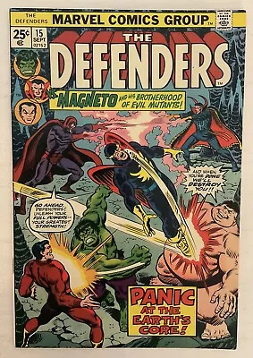 Defenders #15 ~ 1974 Marvel ~ Lots Of Pics ~ F/vf (7.0)  • $6