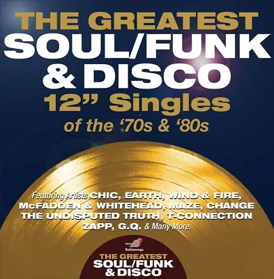 The Greatest Soul/Funk & Disco 12  Singles Of The '70s & '80s - Variou (NEW 4CD) • £26.99