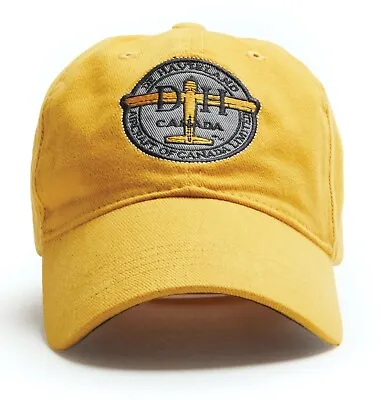 De Havilland Hat Burnt Yellow  Beaver Bush Pilot Vintage Aviation  HAT-0116 • $30.99