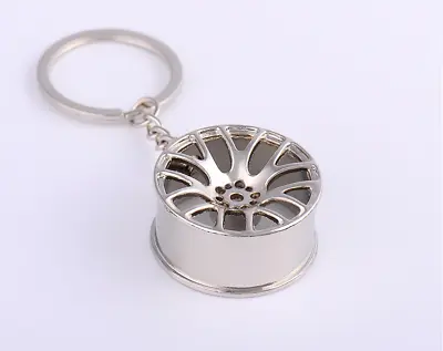 Creative Wheels Personalized Model Car Keychain Cool Gift Men Keychain Silver-3 • $0.26