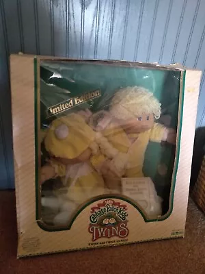 Vintage 1985 RARE Limited Edition Cabbage Patch Kids Twin Dolls NEW IN BOX. • $349