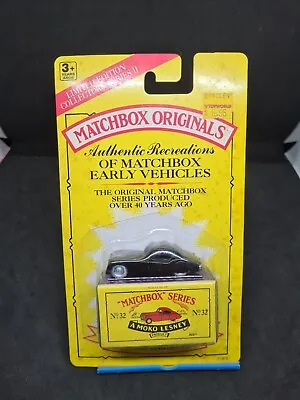 New Matchbox Originals Moko Lesney No. 32 1956 Black Jaguar Xk140 Vintage 1:72  • $20.37