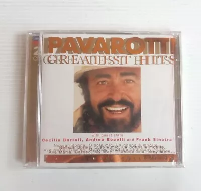 2 CD Set Pavarotti Greatest Hits Cecilia Bartoli Andrea Bocelli Frank Sinatra • $10.95