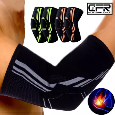 Magnetic Elbow Brace Support Compression Sleeve Arthritis Tendonitis Joint Pain • $8.99