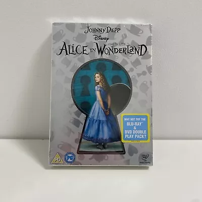 £4.99 • Buy Alice In Wonderland Keyhole Slipcase Cover - DVD Tim Burton - - 1 Day Dispatch