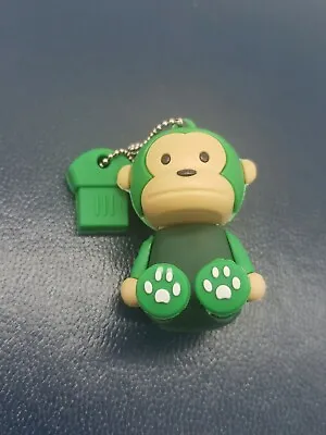 Cute Green Monkey 4 GB USB Flash Drive  • $20