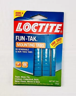 Loctite Fun-Tak Mounting Putty Tabs 2-Ounce New  80 Removable & Non Toxic Tabs • $5.22