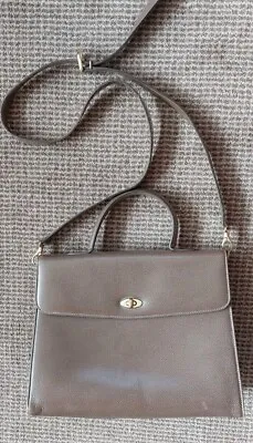 Vintage Coach 4414 Brown Madison Copley Kelly Leather Grab Made In Italy • £149