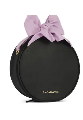 BNWOB MAC Cosmetics Beauty Bag Vanity Case Black Pink Christmas • £17.99