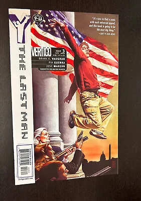 Y THE LAST MAN #3 (Vertigo Comics 2002) -- NM- Or Better • $15.99