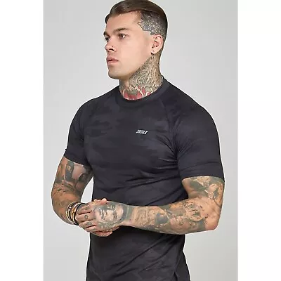 SikSilk Mens Mf T-Shirt Muscle Fit • £15