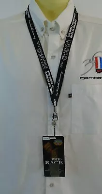 2011 Indy 500 Silver Pit Badge #8855 Pre-Race Hard Card Credential Lanyard • $129.99