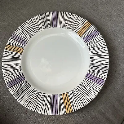 £8.50 • Buy Barratts Delphatic White Tableware Stripes Side Plate Vintage 1950's