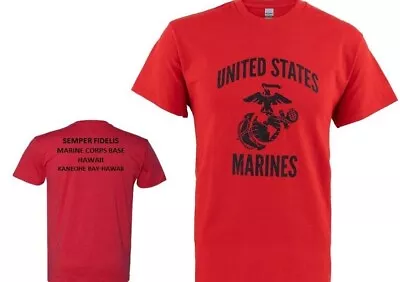 Marine Corps Base Hawaii*kaneohe Bay-hawaii* Marines*2-sided-officially Licensed • $29.95