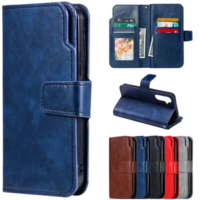 For Samsung Galaxy J3 J5 J6 J7 Plus A11 A51 Case Leather Wallet Card Flip Cover • $13.99