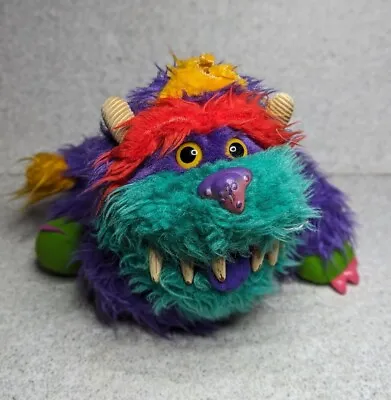 Vintage 1986 Amtoy My Monster Pet Rark Hand Puppet Plush Stuffed Animal Toy • $69.99