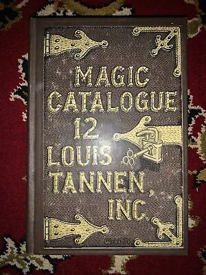 Scarce! LOUIS TANNEN MAGIC CATALOG #12 1978 Vintage Hardcover • $40