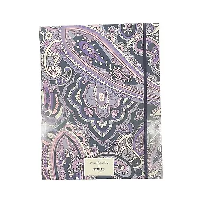 Vera Bradley File Folio 9 Accordion Pockets - Deep Night Paisley - New • $11.99