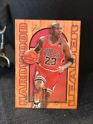 1995-96 Fleer - Flair Hardwood Leader #4 Michael Jordan • $8