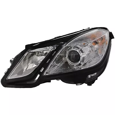 Headlight Assembly Halogen For 10-13 Mercedes Benz E350 E550 Left Sedan Wagon • $259.35