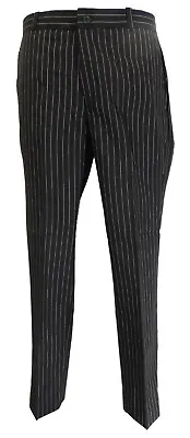 Relco Black Pinstripe 60S 70S Retro Mod Vintage Sta Press Trousers • £49.99